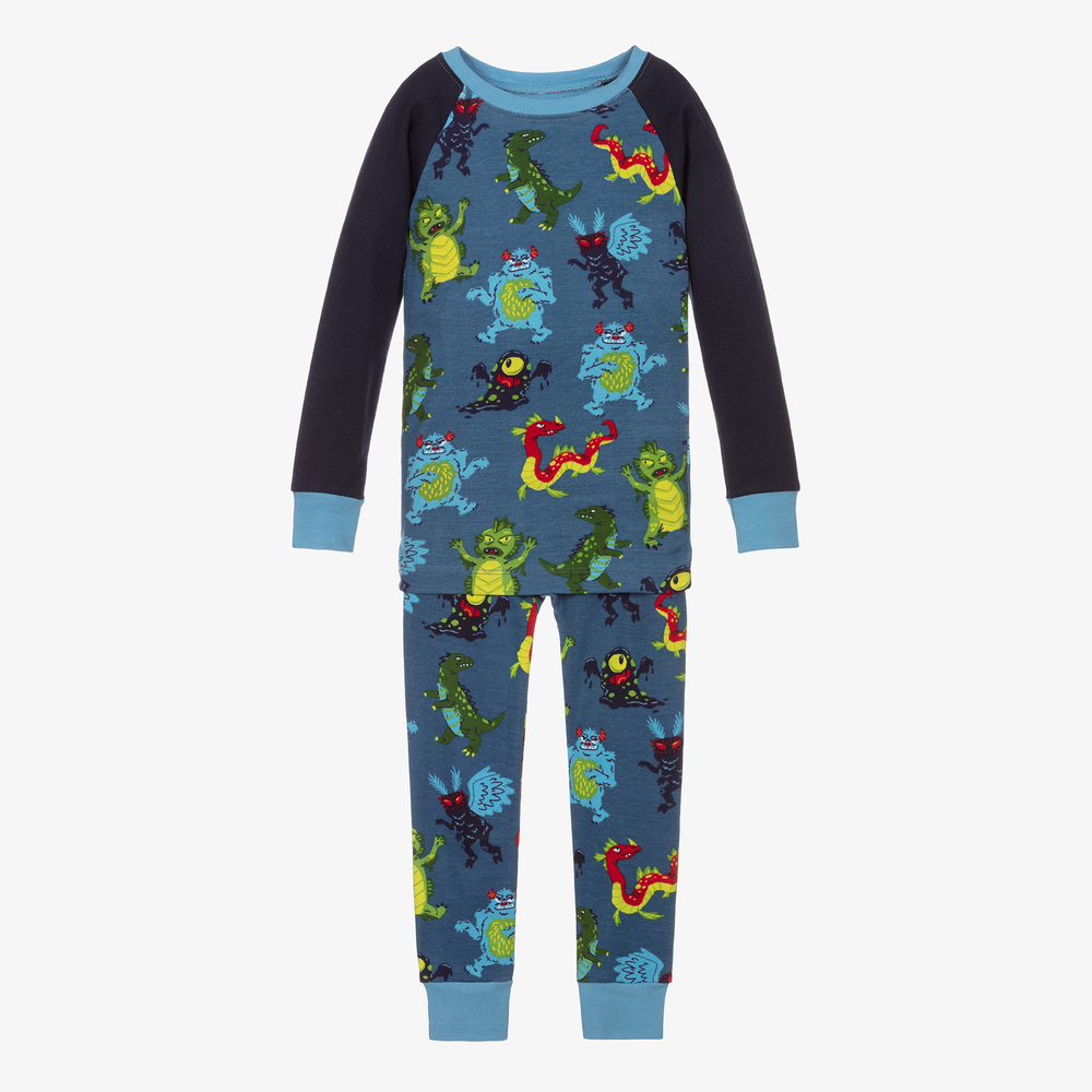 Hatley Babies' Boys Blue Monster Pyjamas