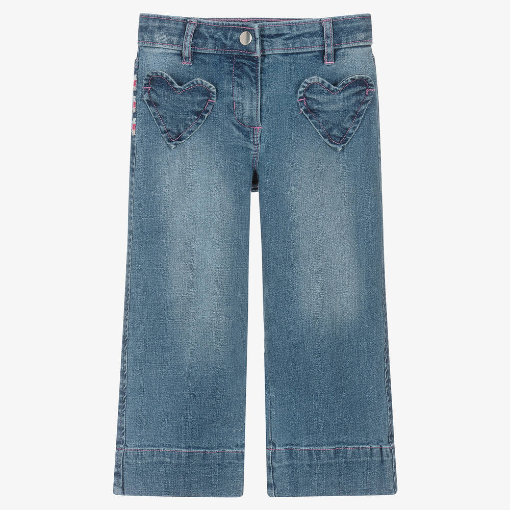 Hatley - Blaue Jeans mit weitem Bein (M) | Childrensalon