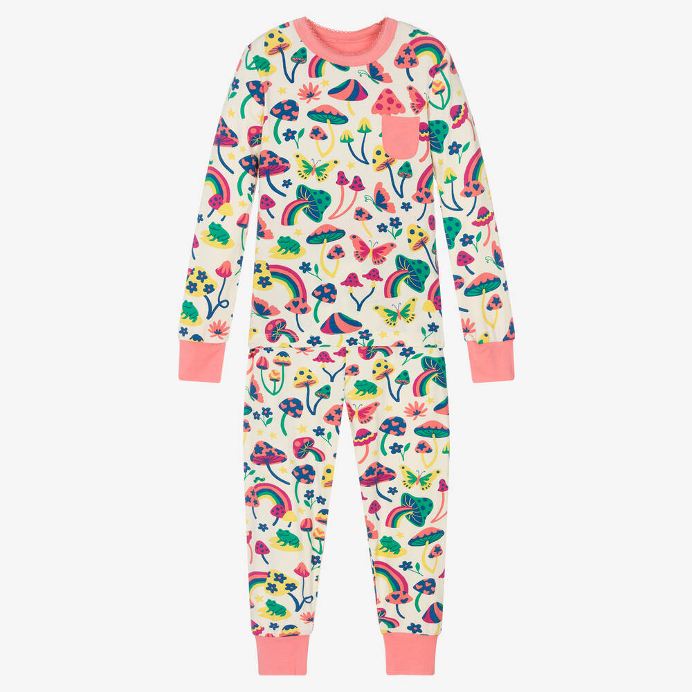 Hatley - Pyjama ivoire Groovy Mushroom Fille | Childrensalon