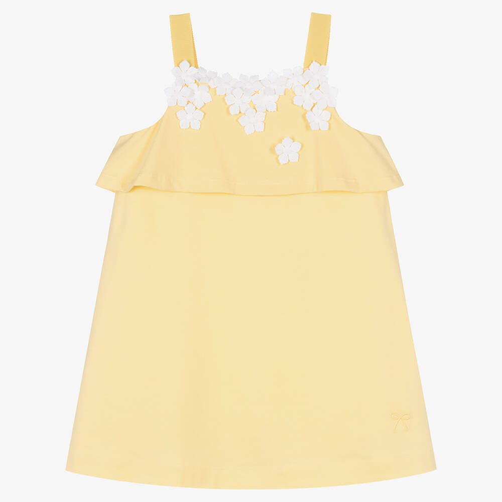 Yellow Hucklebones London mini bow dress Womens & bloomers Versace