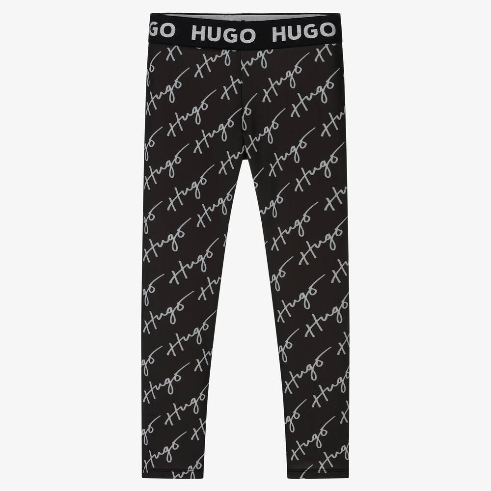 HUGO - Legging noir fille | Childrensalon