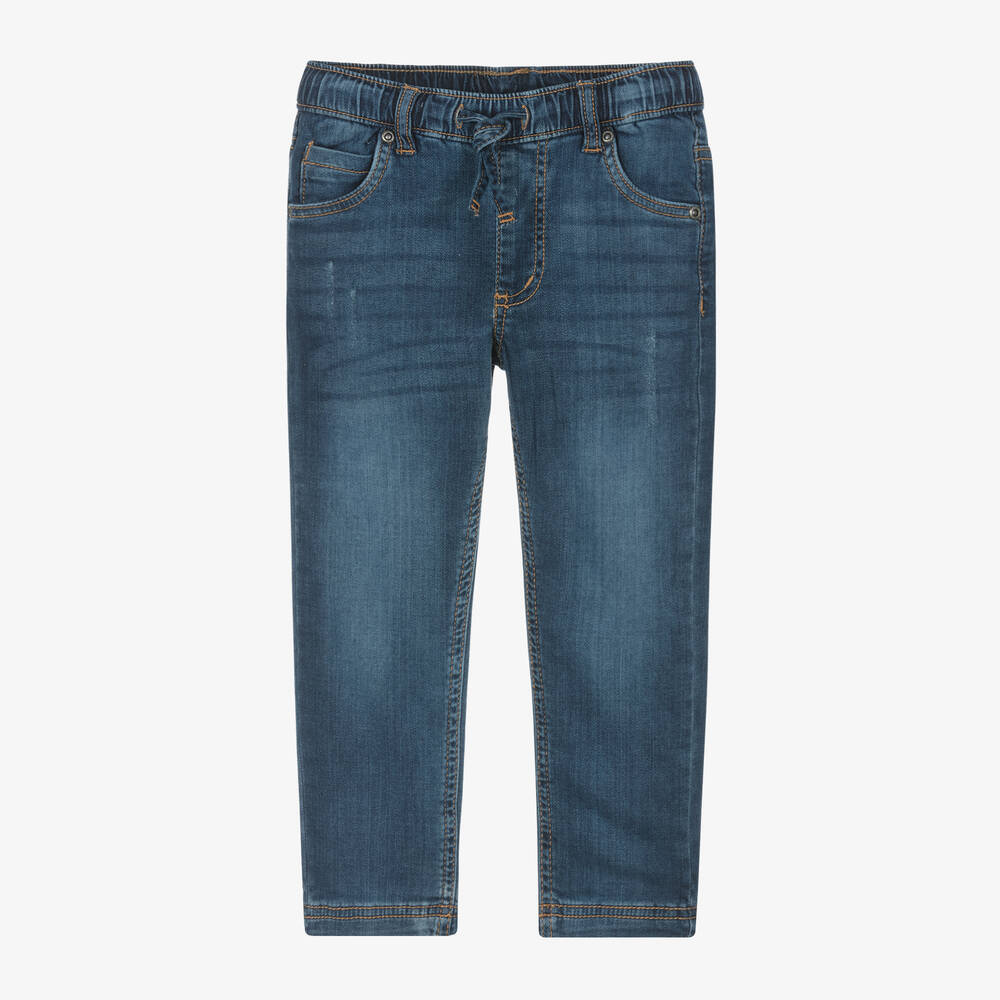 iDO Baby - Boys Blue Straight Fit Denim Jeans | Childrensalon