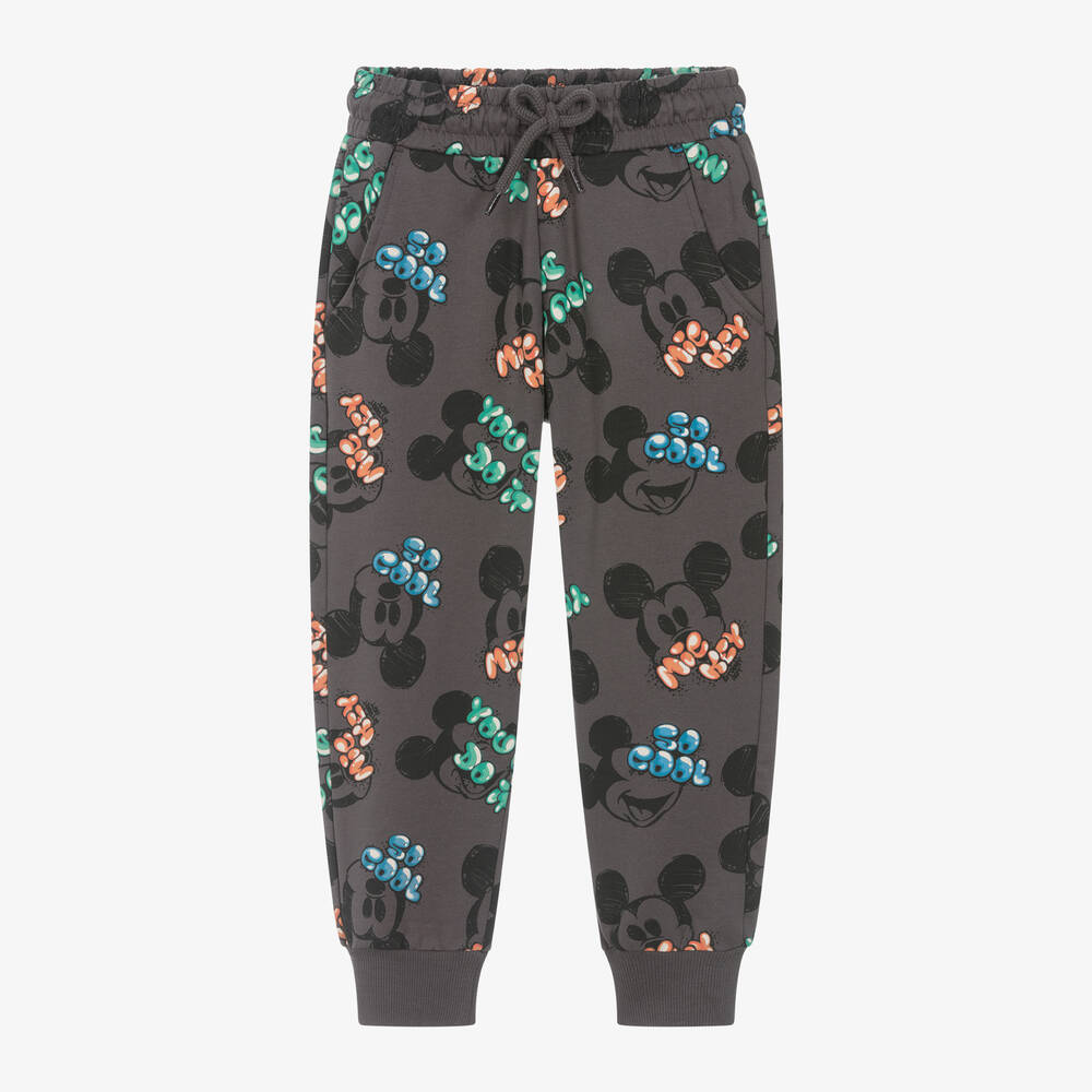 iDO Baby - Boys Grey Disney Cotton Joggers | Childrensalon