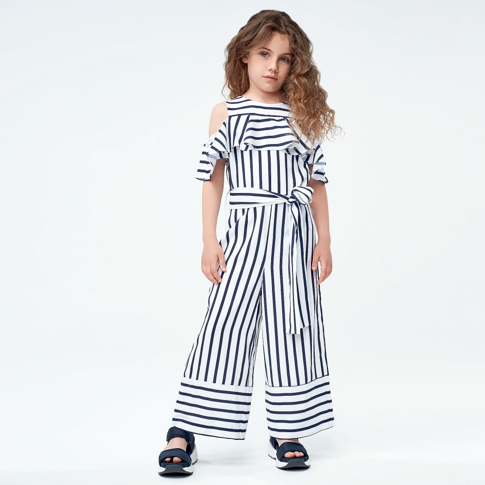 striped jumpsuit for girls