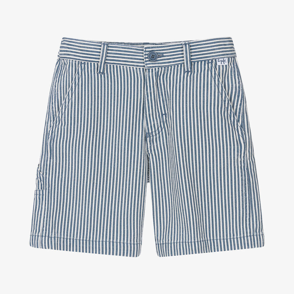 Il Gufo cotton casual shorts - Blue