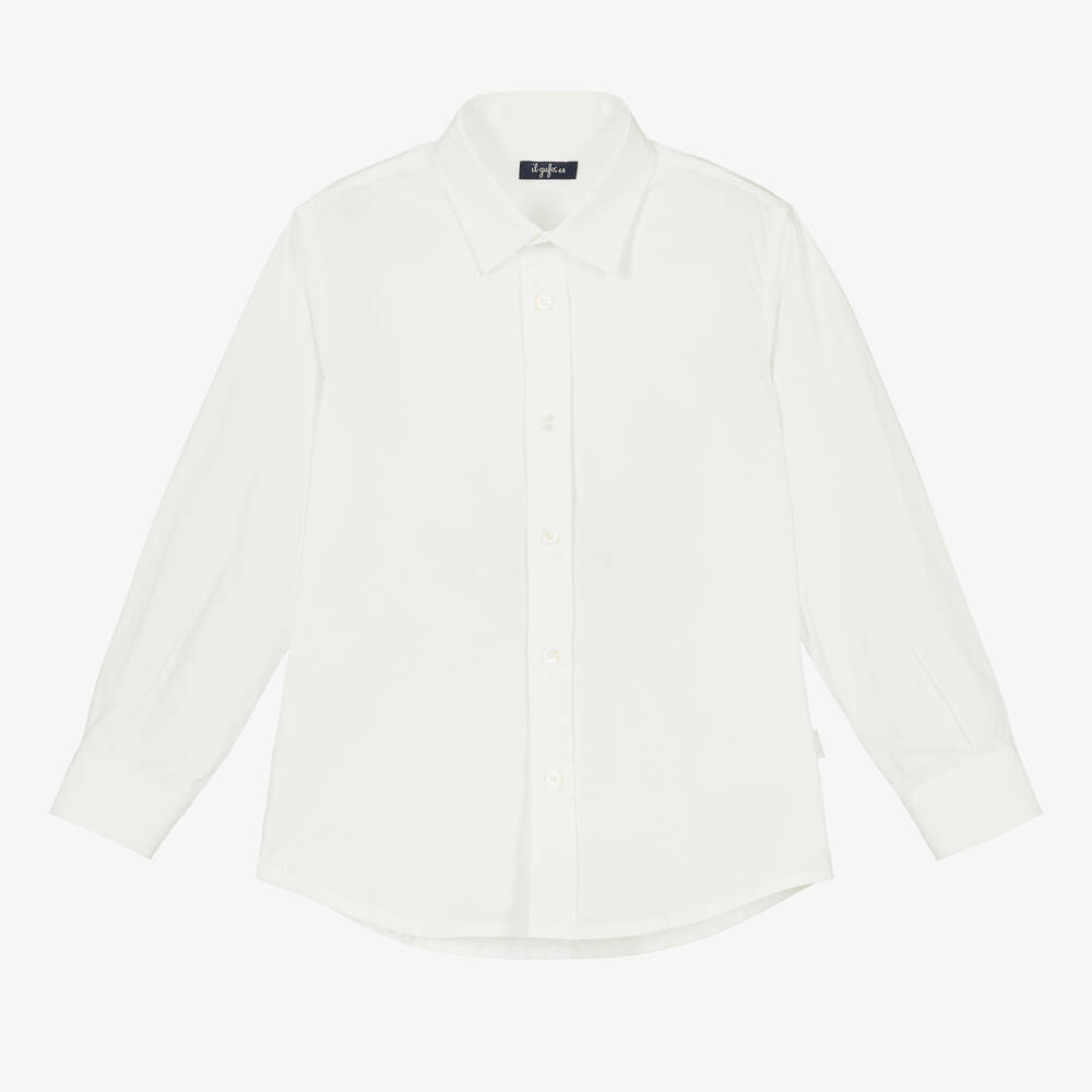 Il Gufo - Кремовая хлопковая рубашка | Childrensalon