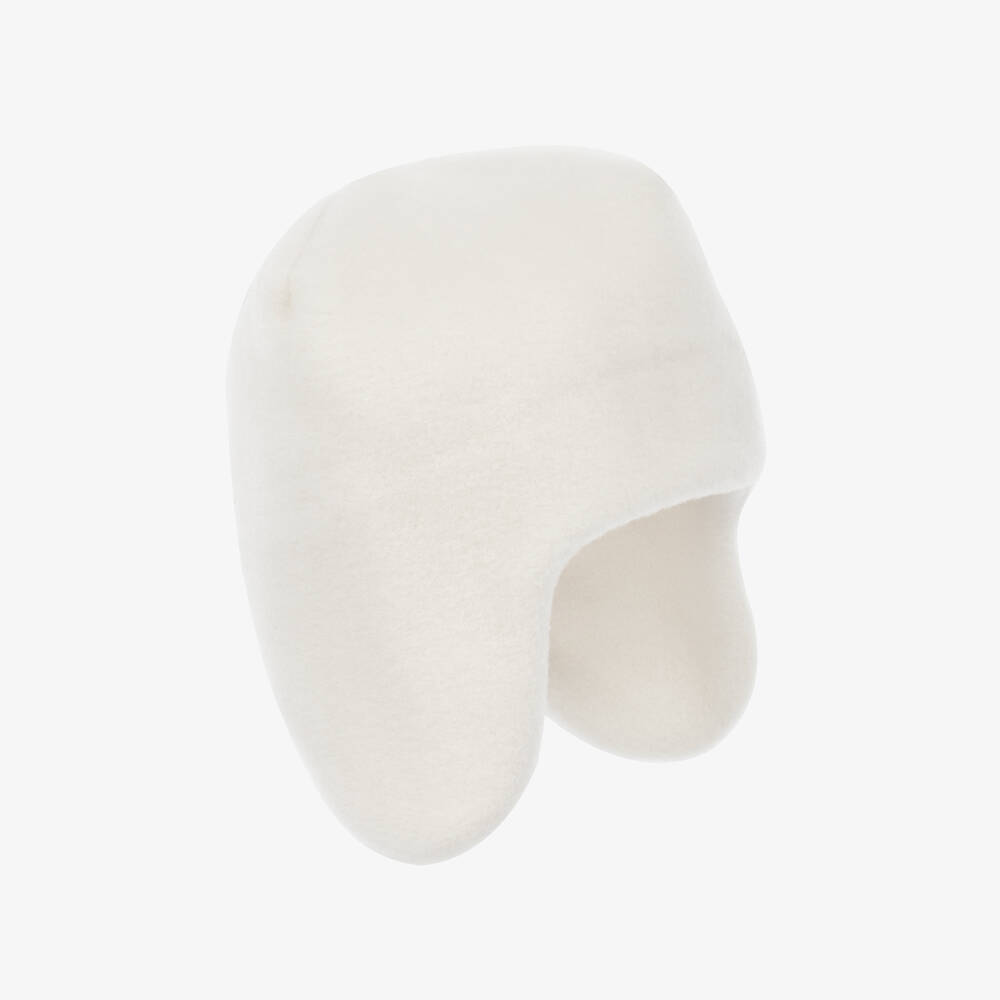 Il Gufo - Ivory Fleece Hat | Childrensalon