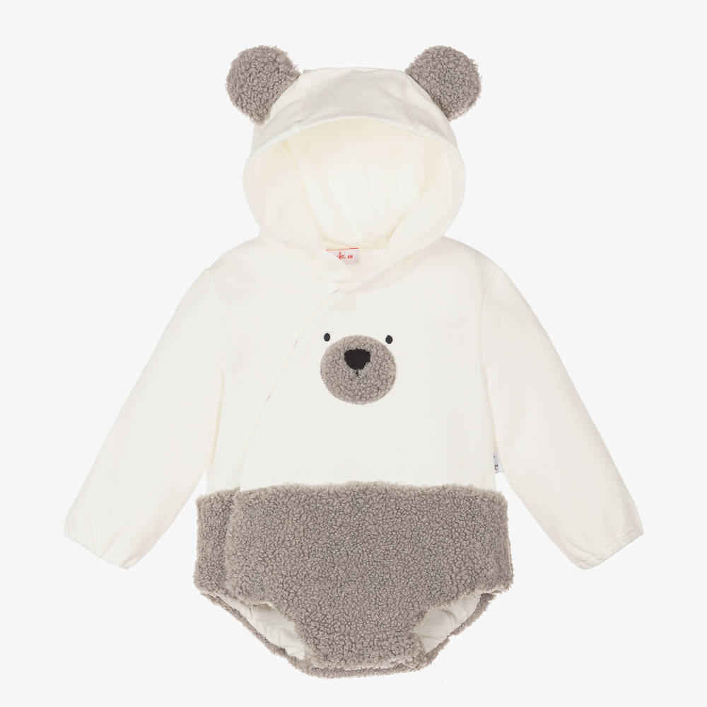 Мишка Брю - коллекционный мишка Тедди из вискозы в одежде из хлопка