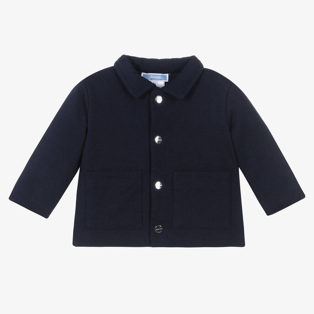 Jacadi Paris - Baby Boys Blue Cotton Jacket | Childrensalon