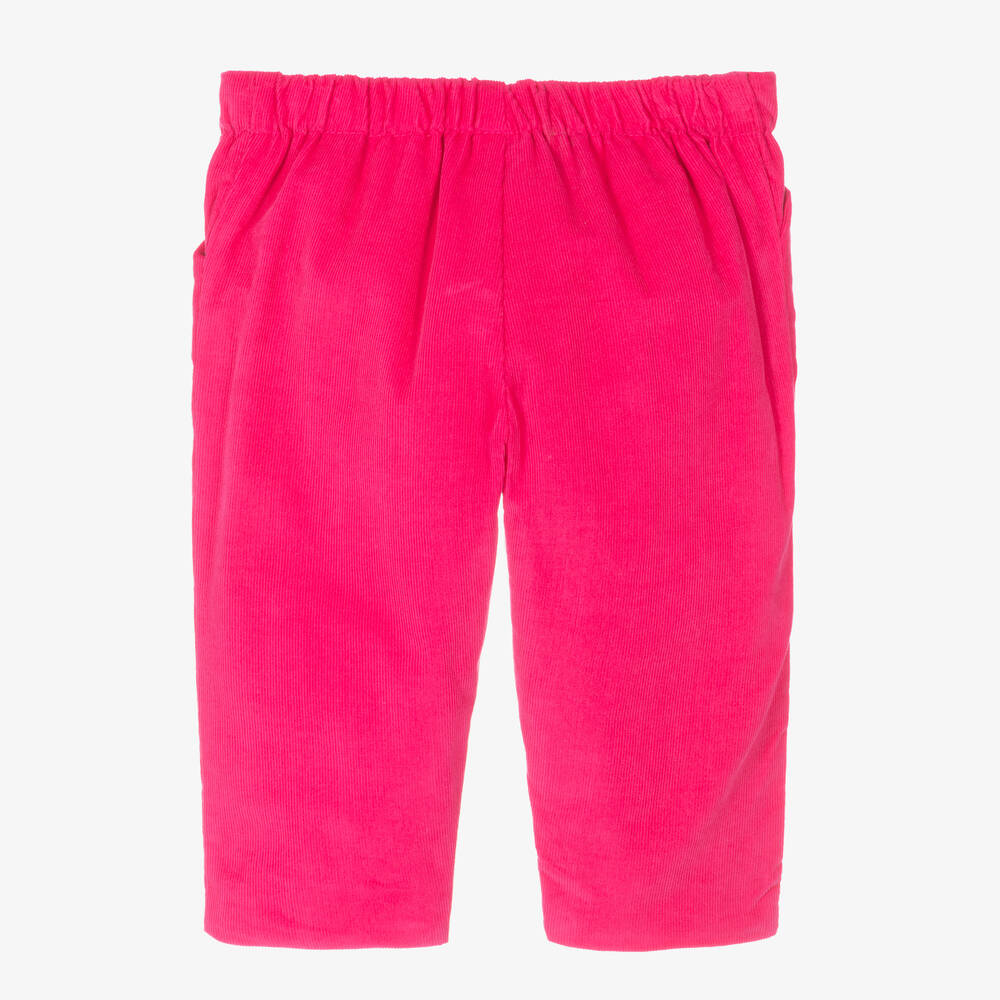 Jacadi Paris - Girls Pink Cord Trousers | Childrensalon