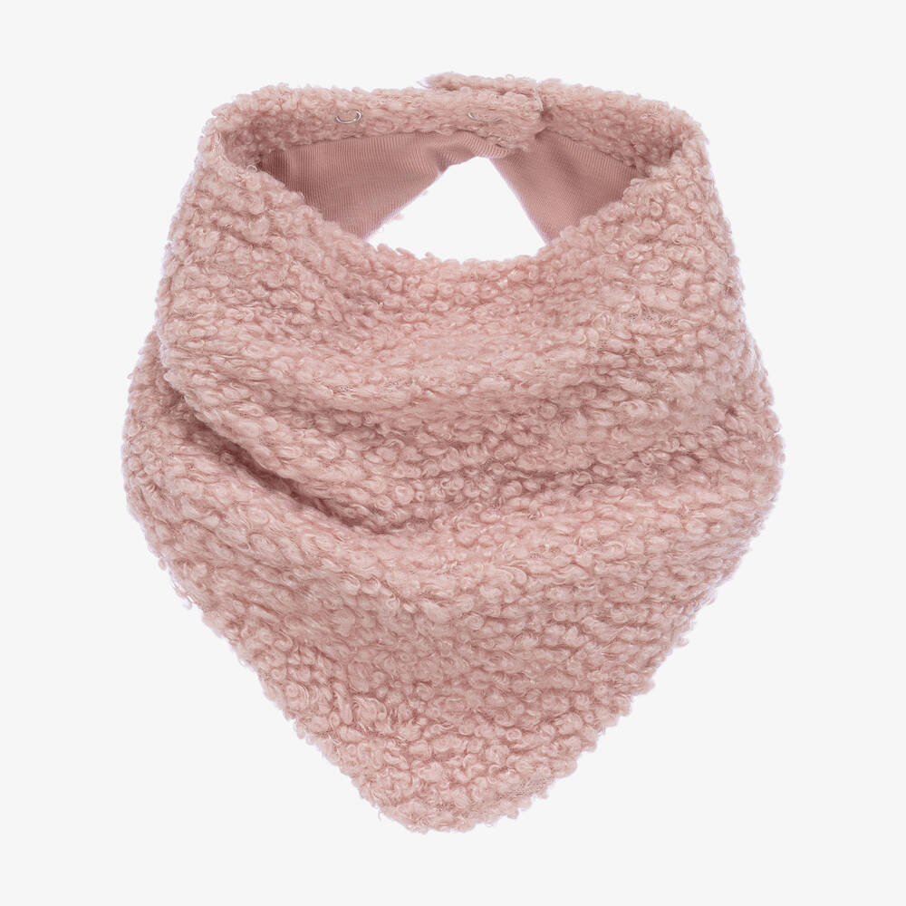 Jamiks - Baby Girls Pink Bouclé Scarf | Childrensalon