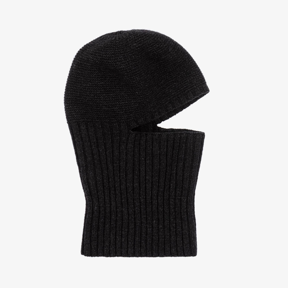 Jamiks - Boys Grey Merino Wool Balaclava | Childrensalon