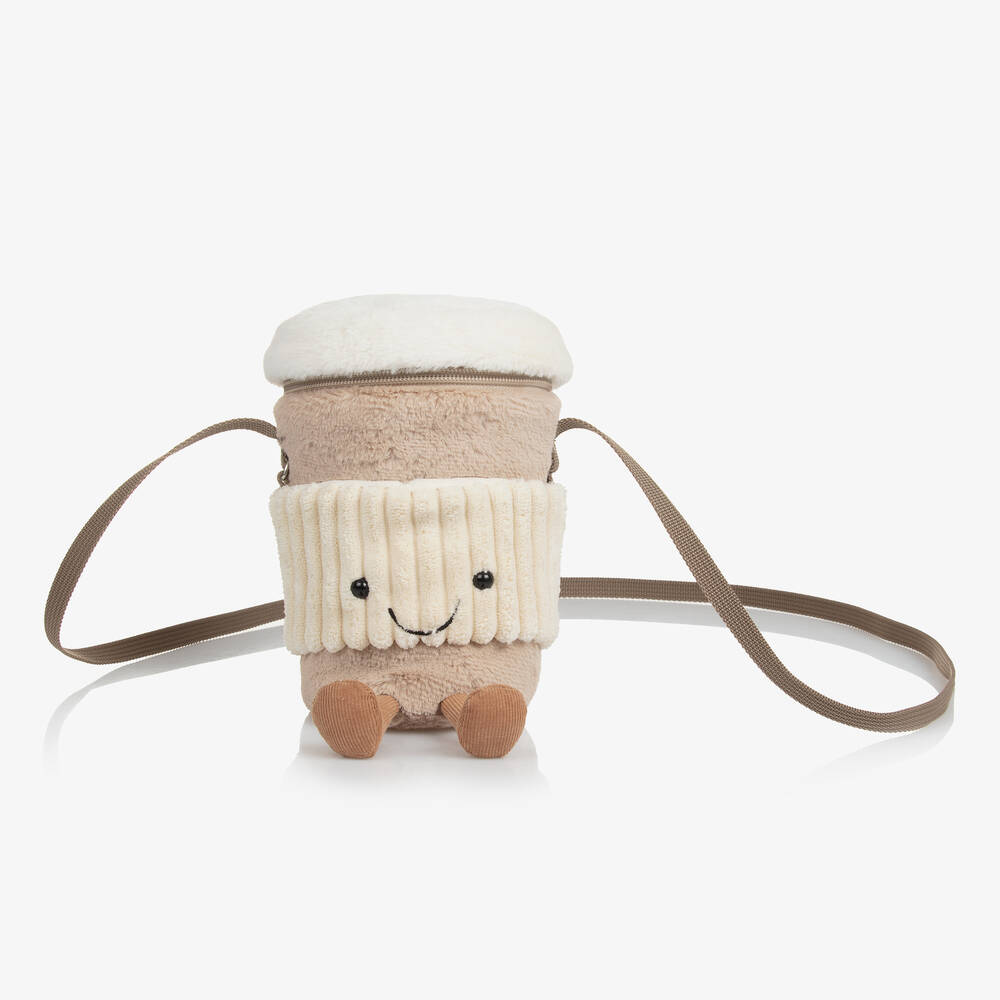 Jellycat - Beige Amuseables Coffee-To-Go Bag (20cm) | Childrensalon