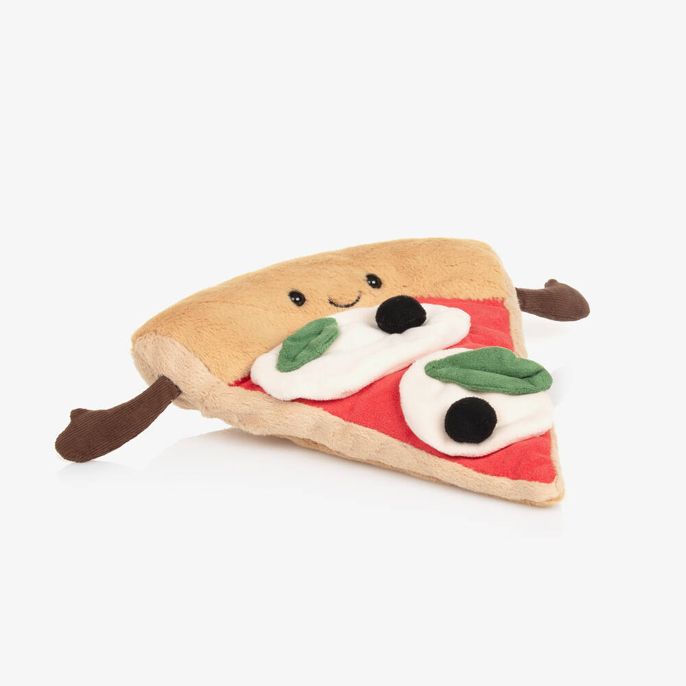 Jellycat - Beige Slice Of Pizza Soft Toy (19cm) | Childrensalon