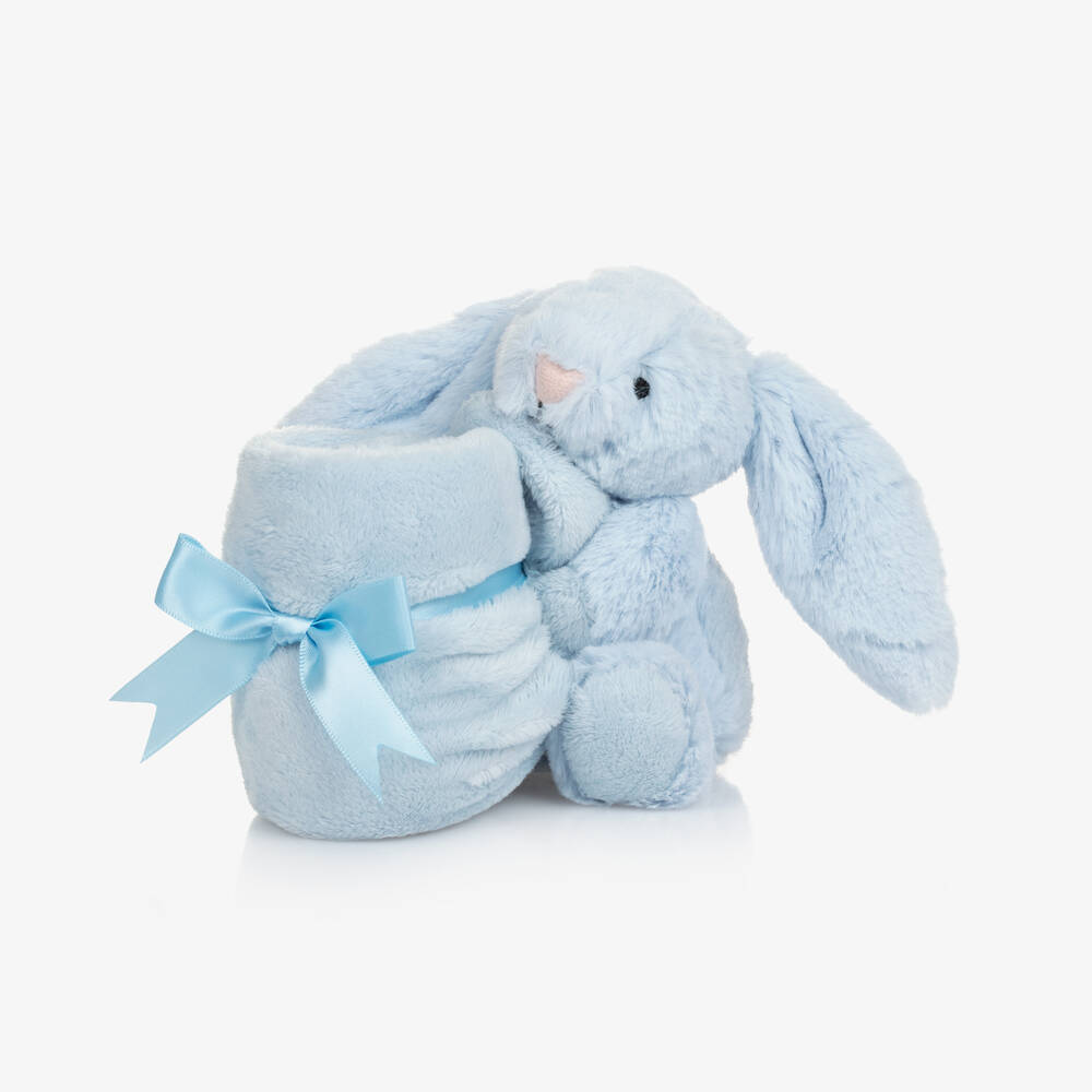Jellycat - Голубая игрушка-дуду Bashful Bunny (34см) | Childrensalon