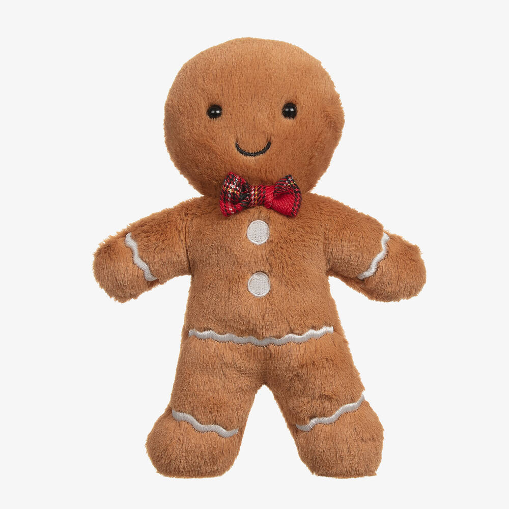 Jellycat - Brown Gingerbread Fred Soft Toy (19cm) | Childrensalon