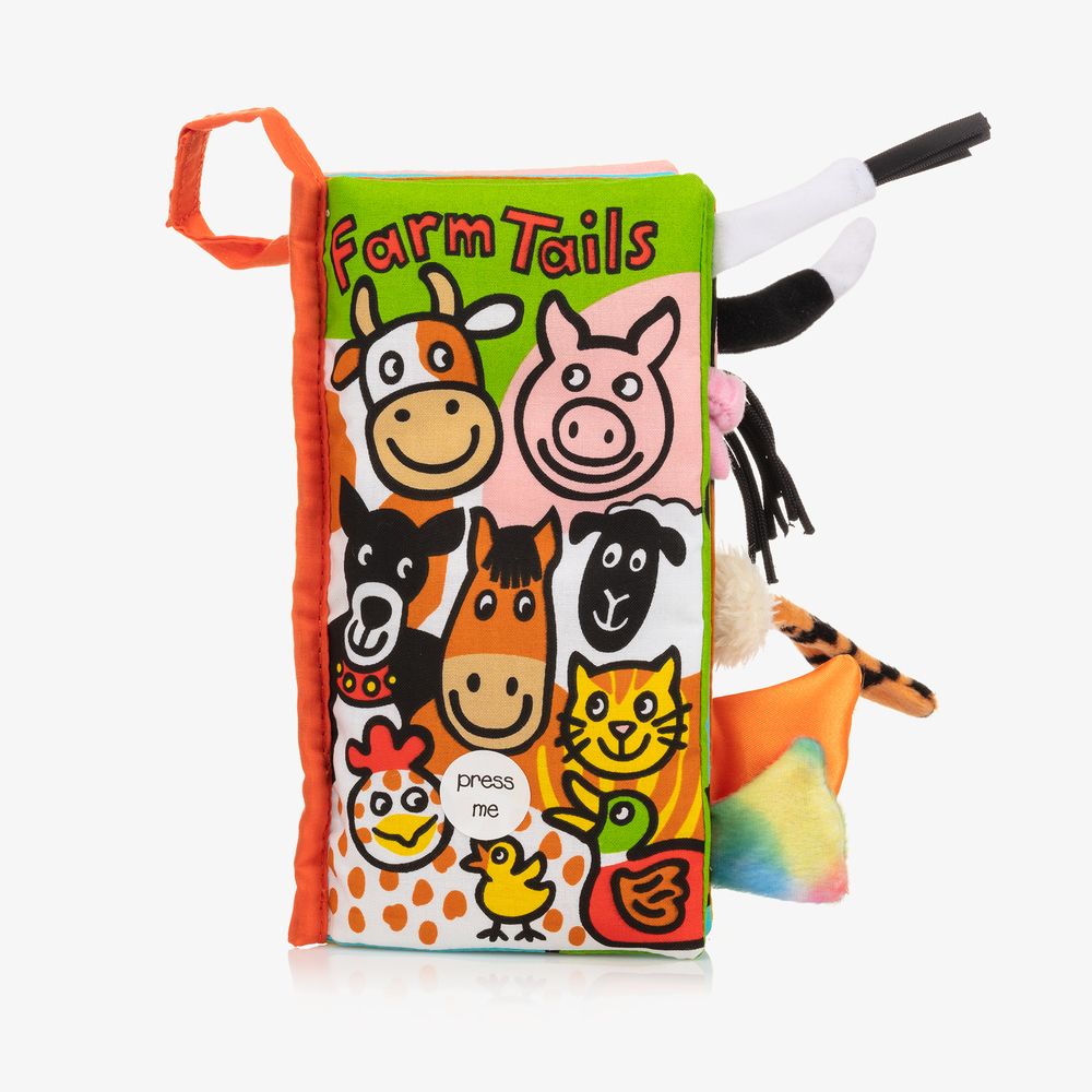 Jellycat - Farm Tails Aktivitätenbuch (21 cm) | Childrensalon