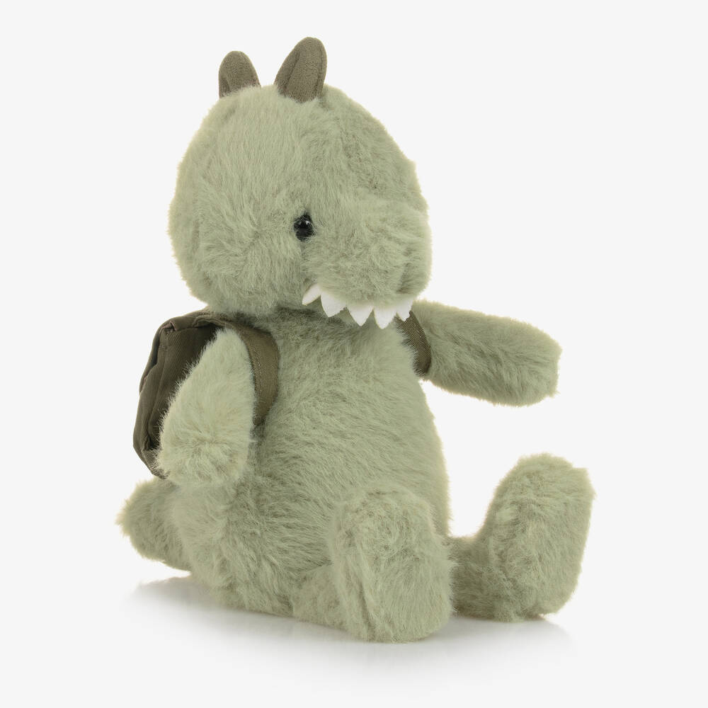 Jellycat - Green Backpack Dino Soft Toy (24cm) | Childrensalon