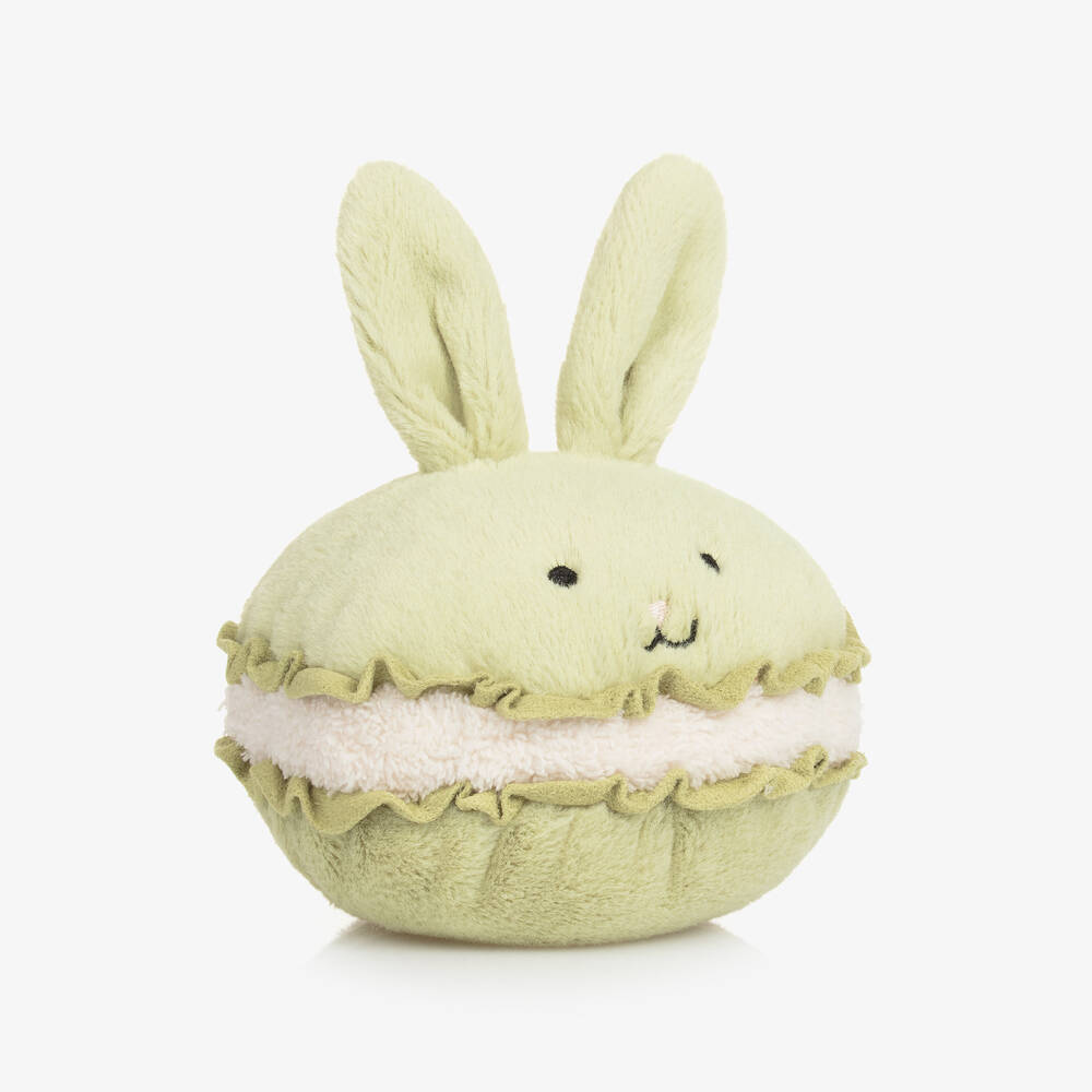 Jellycat - Green Bunny Macaron Soft Toy (12cm) | Childrensalon