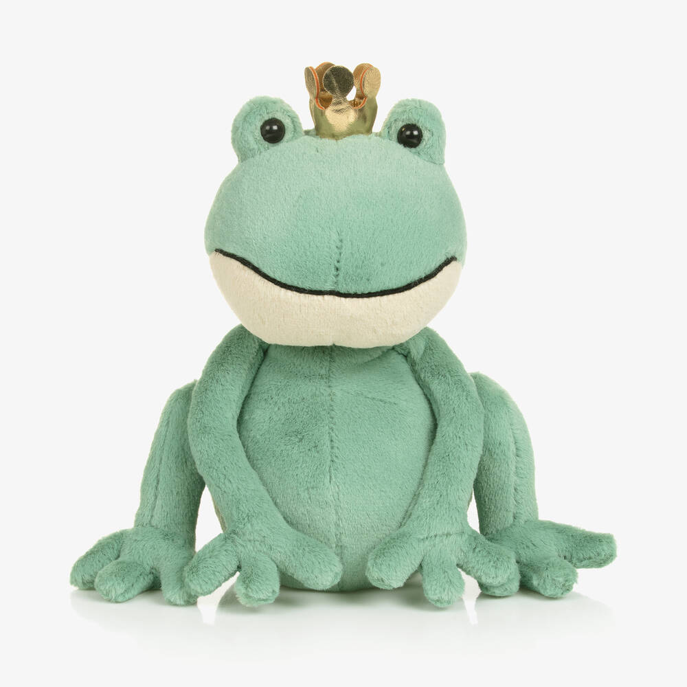 Jellycat - Green Fabian Frog Prince Soft Toy (23cm) | Childrensalon