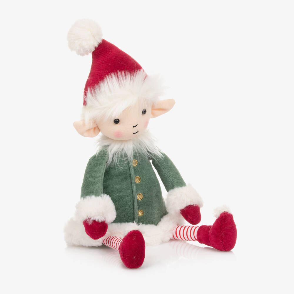 Jellycat - Green Leffy Elf Soft Toy (34cm) | Childrensalon
