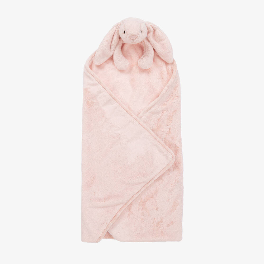 Jellycat - Pink Bashful Bunny Baby Blanket (68cm) | Childrensalon