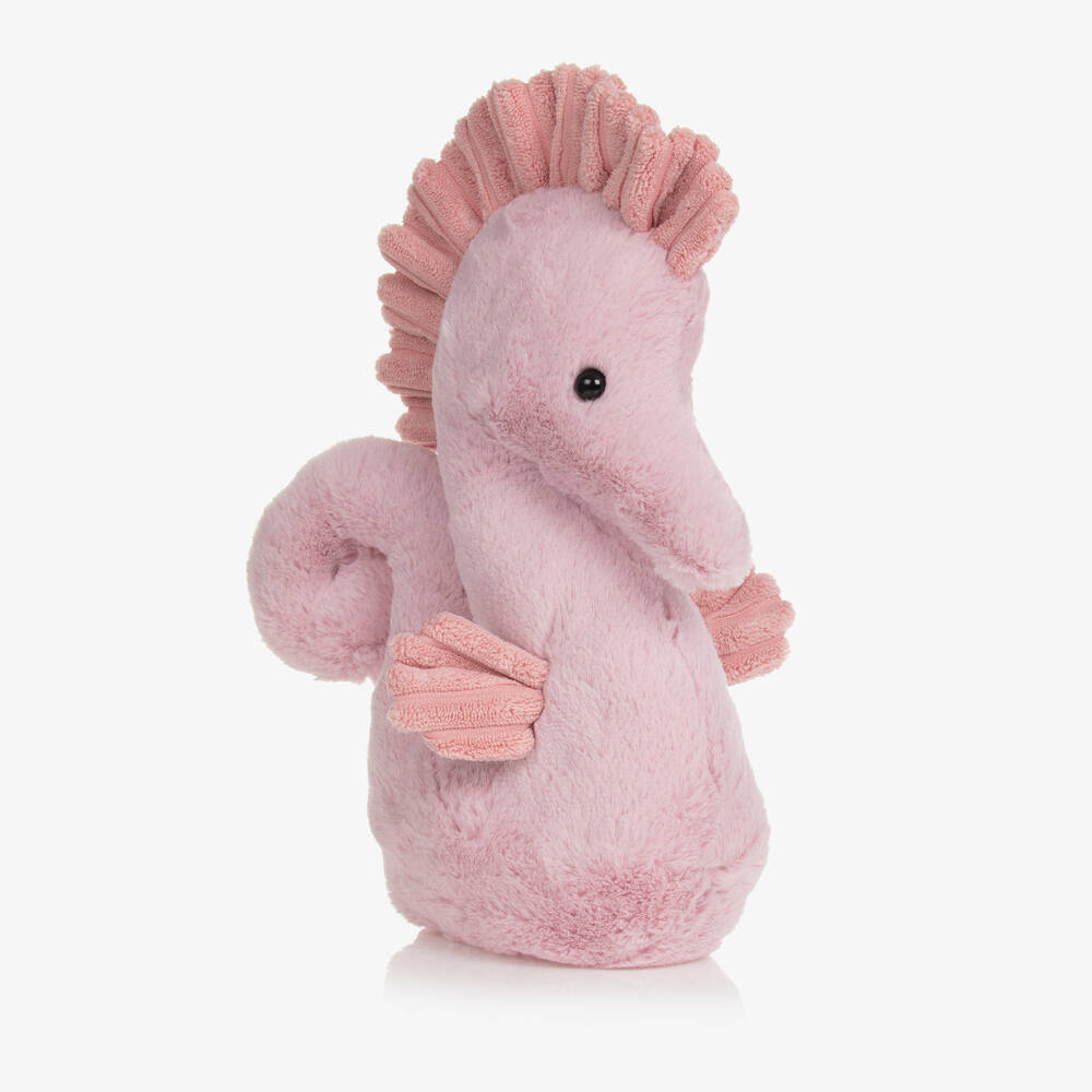 Jellycat - Pink Sienna Seahorse Soft Toy (28cm) | Childrensalon