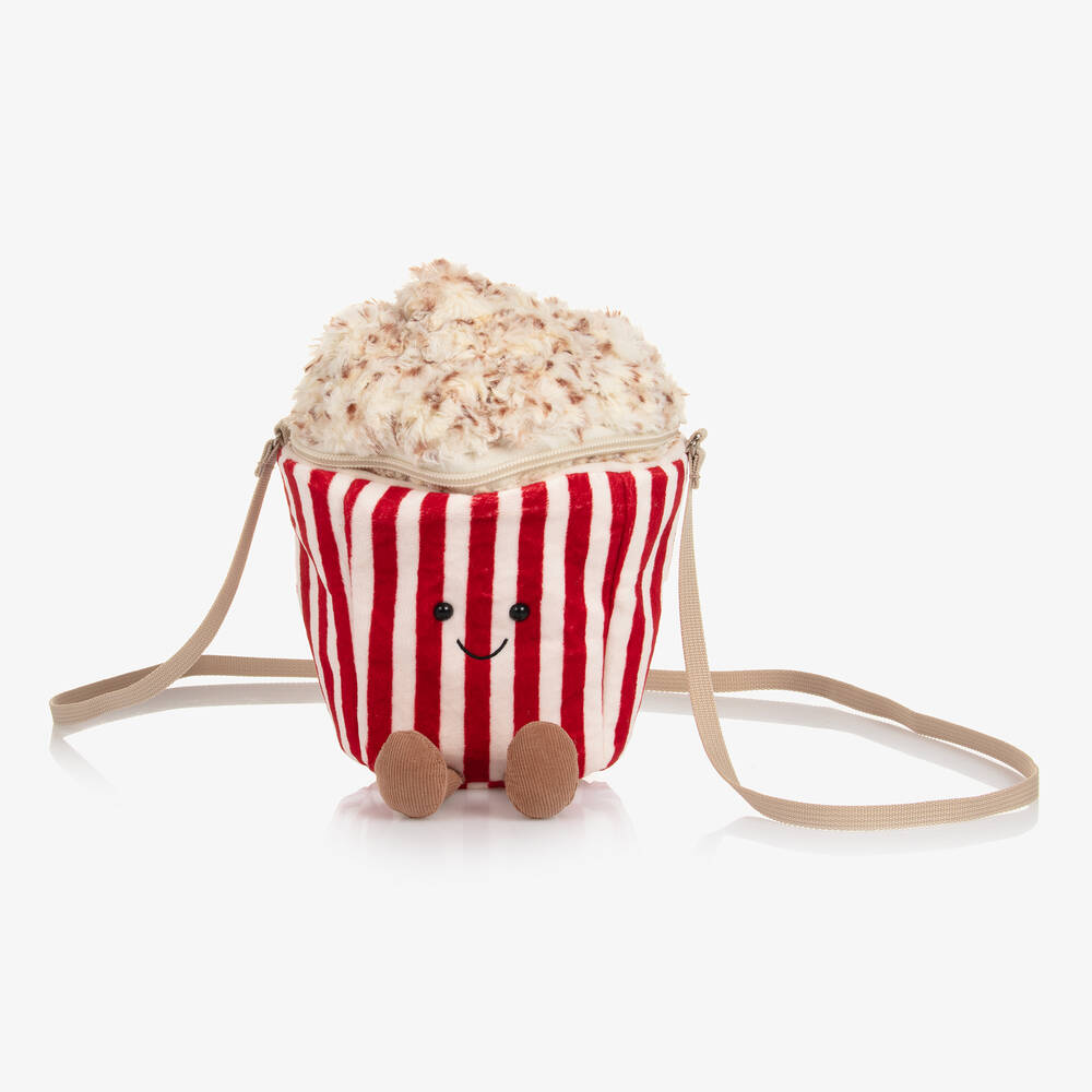 Jellycat - Rote Popcorn-Umhängetasche (21 cm) | Childrensalon