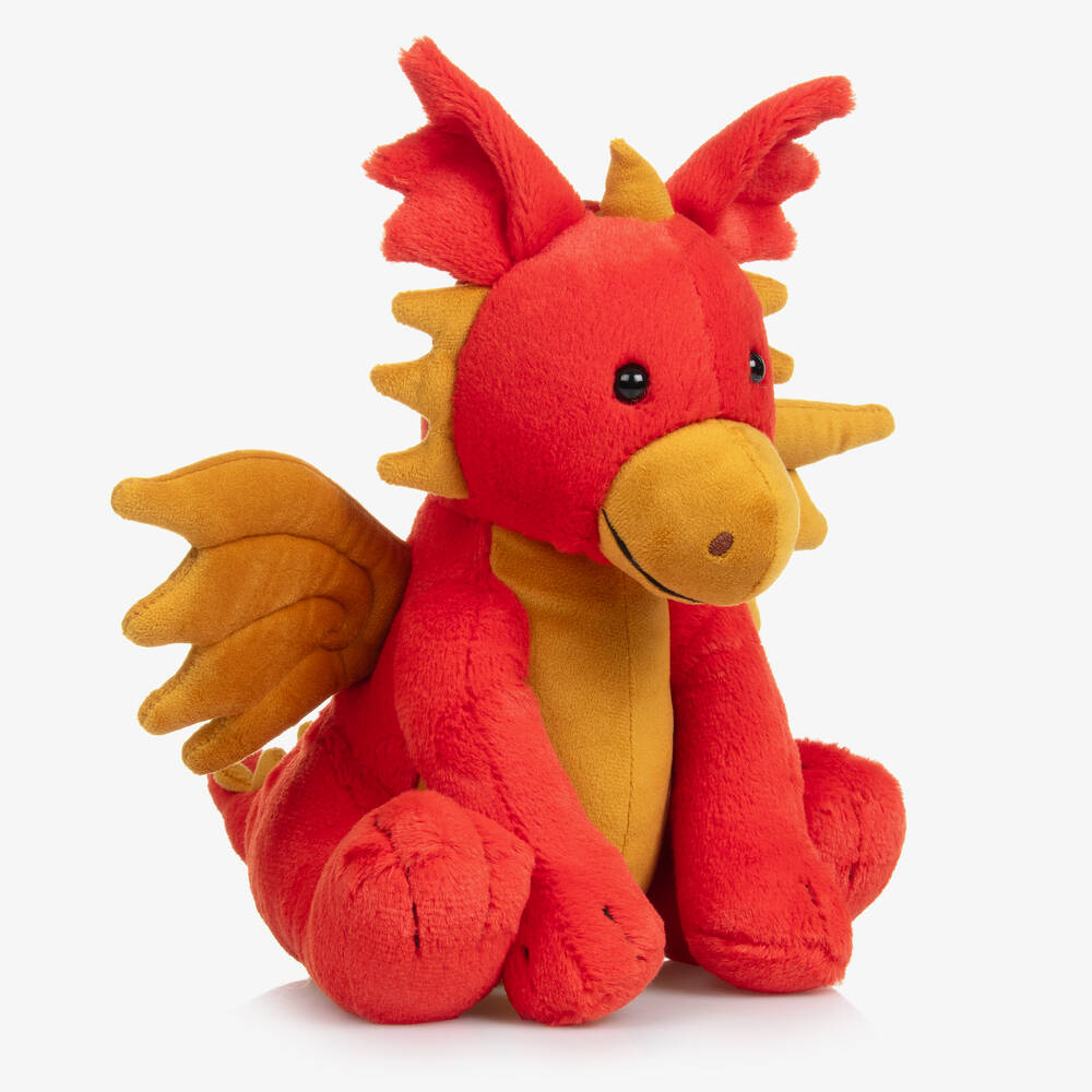 Jellycat - Red Darvin Dragon Soft Toy (24cm) | Childrensalon