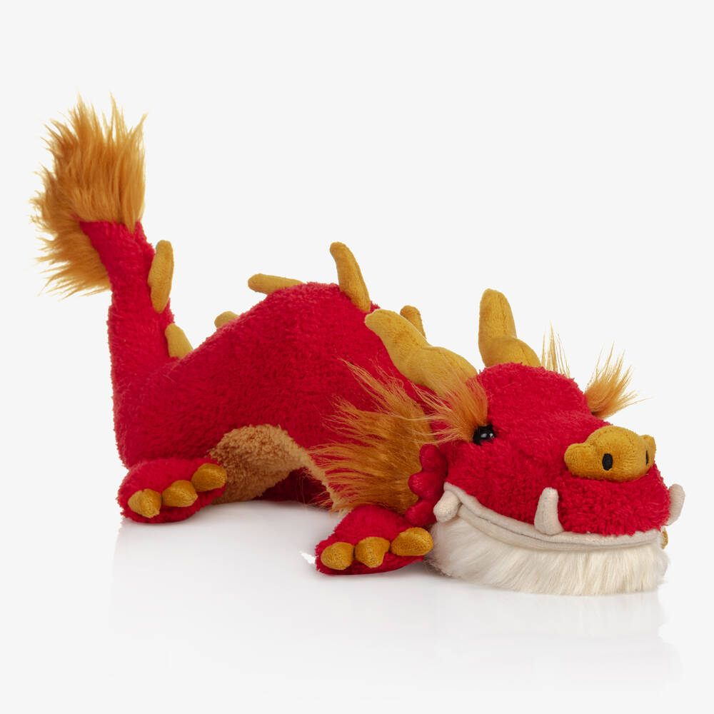 Jellycat - Red Festival Dragon Soft Toy (42cm) | Childrensalon