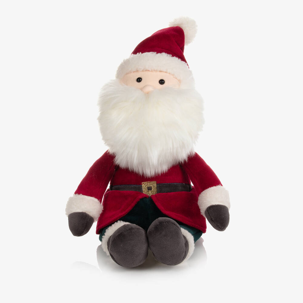 Jellycat - Santa-Spielzeug in Rot-Grün (42 cm) | Childrensalon