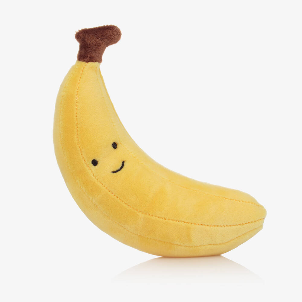 Jellycat - Gelbes Bananen-Plüschspielzeug (18 cm) | Childrensalon
