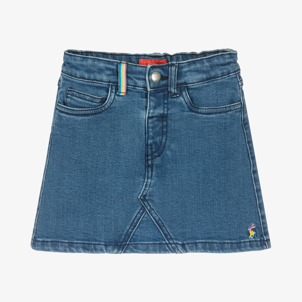 Joules - Голубая джинсовая юбка для девочек | Childrensalon