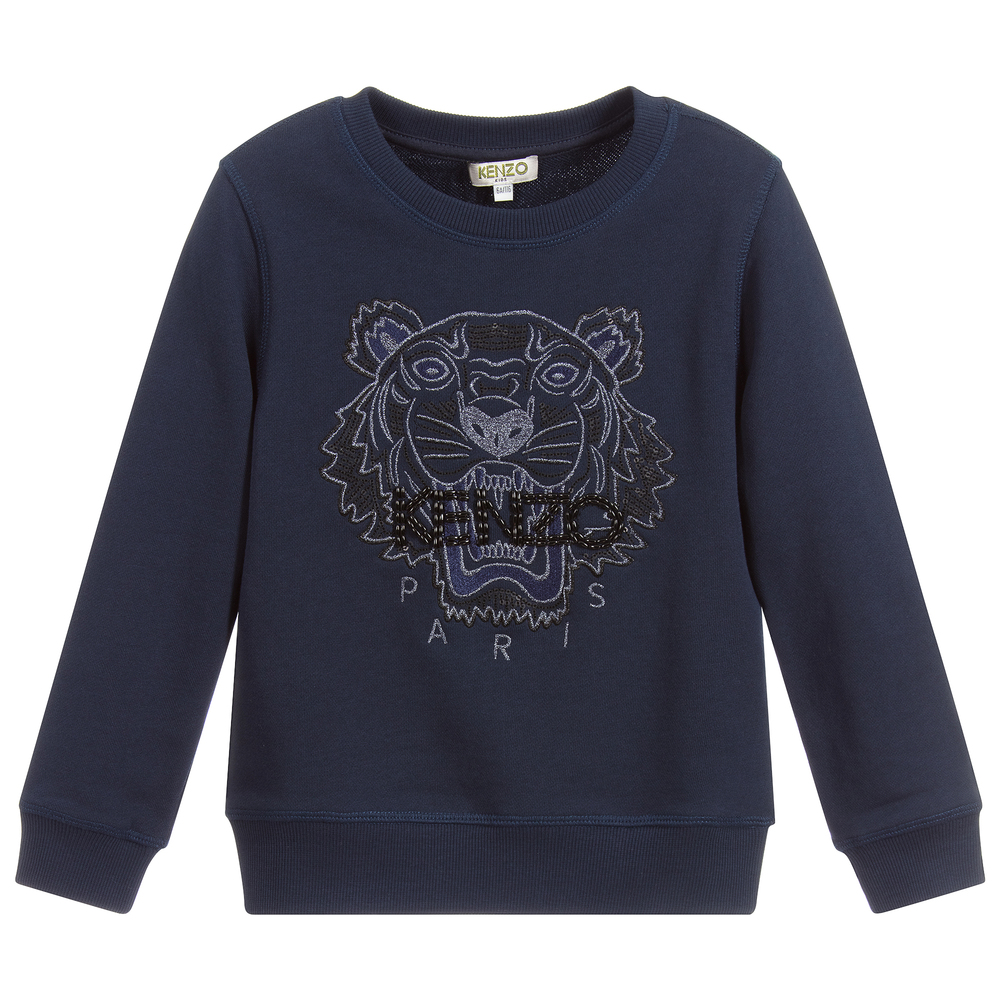 kenzo navy tiger sweatshirt