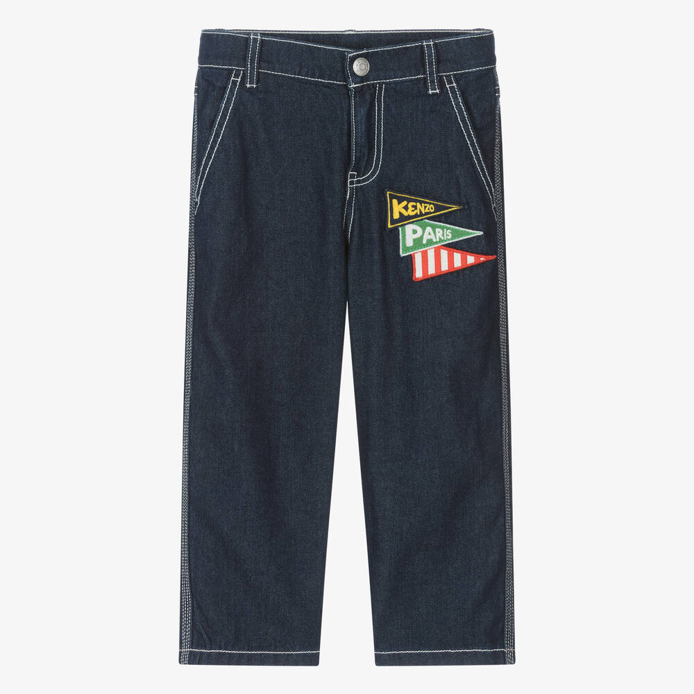 KENZO KIDS - Синие джинсы для мальчиков | Childrensalon