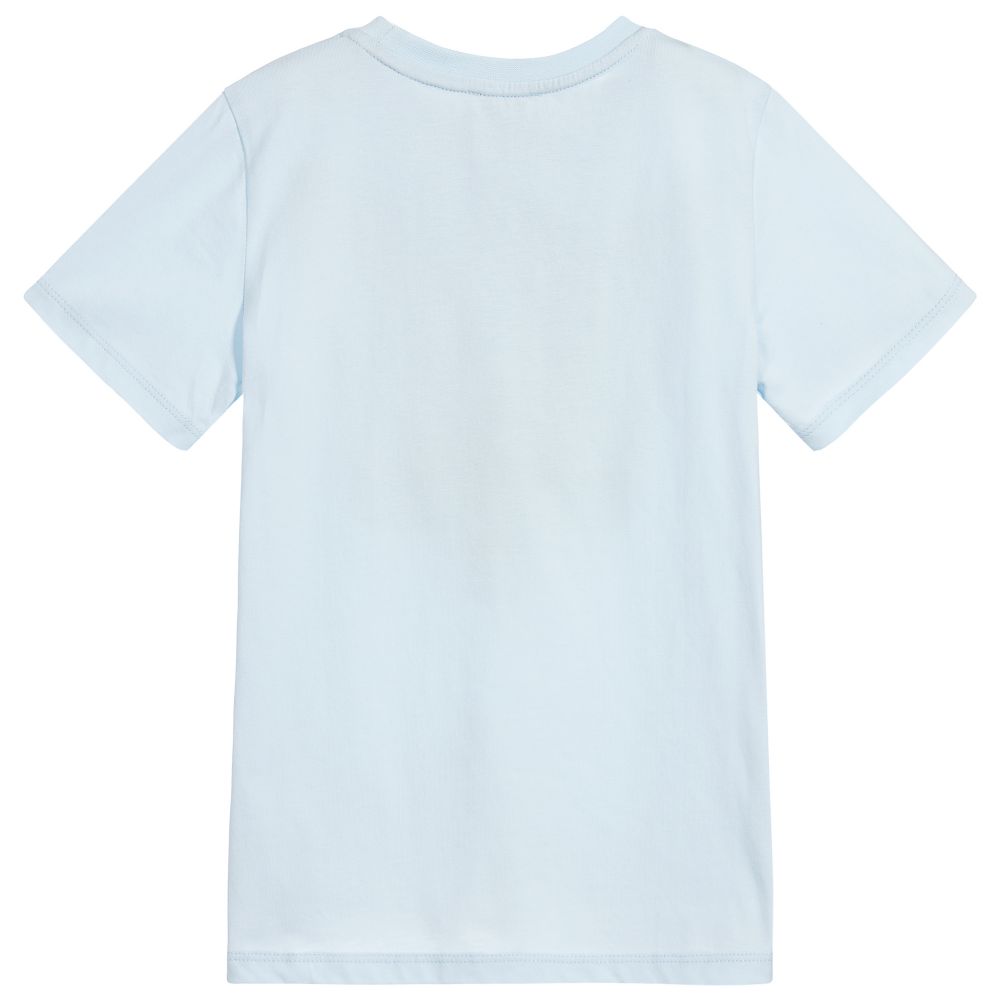 KENZO KIDS - Boys Pale Blue Tiger T-Shirt | Childrensalon