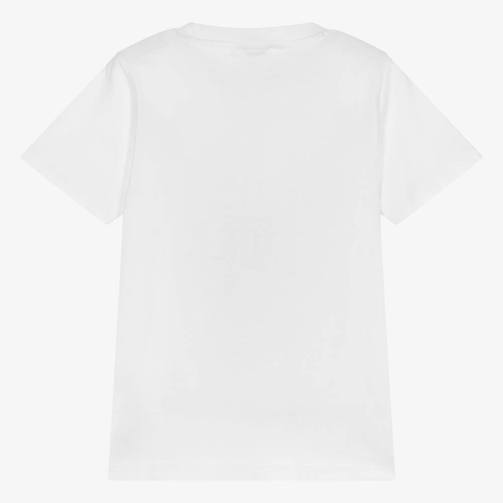 KENZO KIDS - Boys White Elephant Cotton T-Shirt | Childrensalon