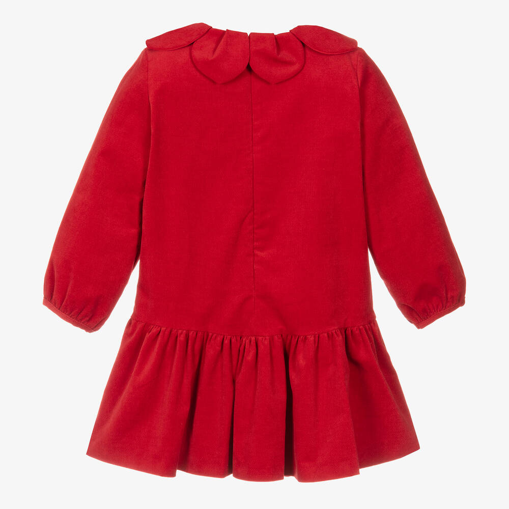 KENZO KIDS - Girls Red Festive Dress | Childrensalon