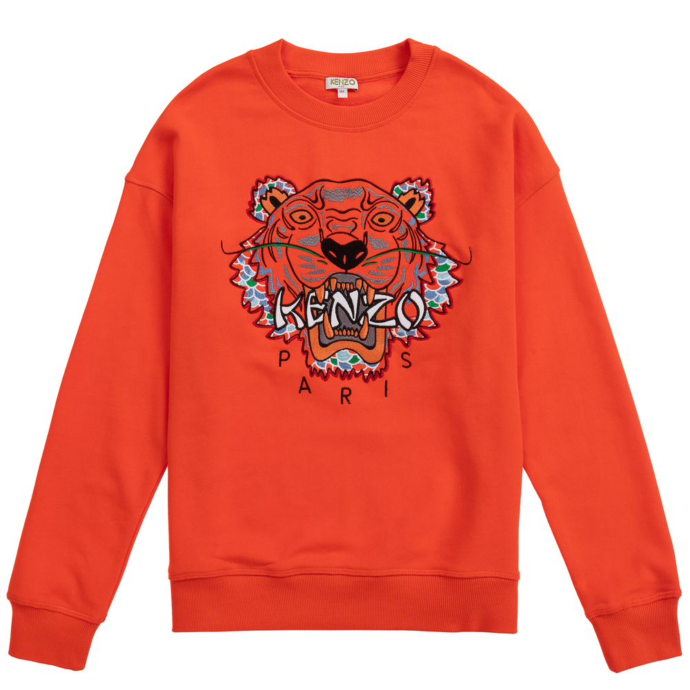 kenzo all over tiger sweatshirt