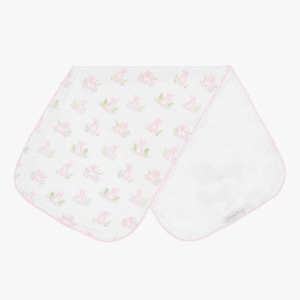 Kissy Kissy - Baby Girls Cottontail Hollows Burp Cloth (49cm) | Childrensalon