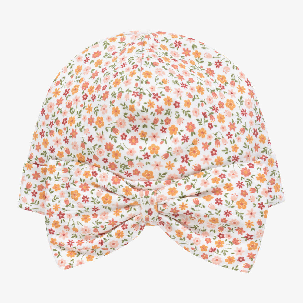 Kissy Kissy - Baby Girls Pima Cotton Autumn Blossom Hat | Childrensalon