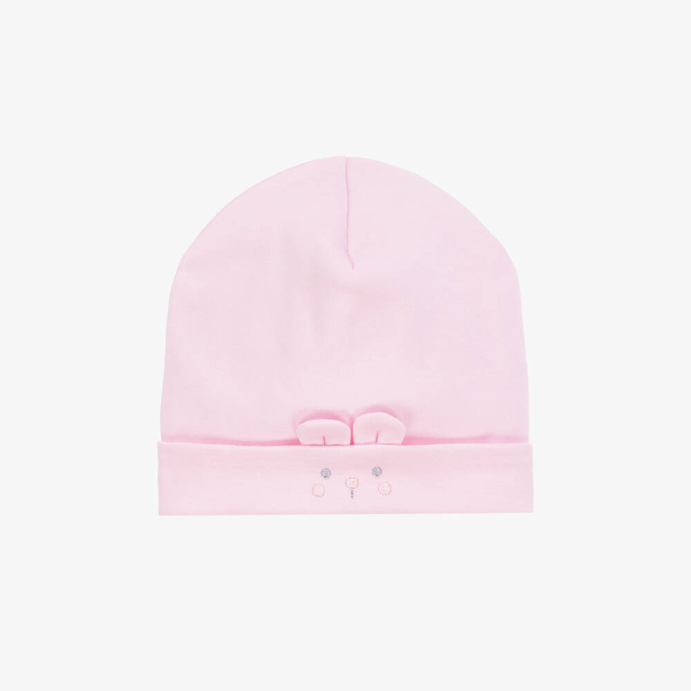 Shop Kissy Kissy Baby Girls Pink Beary Best Friends Hat