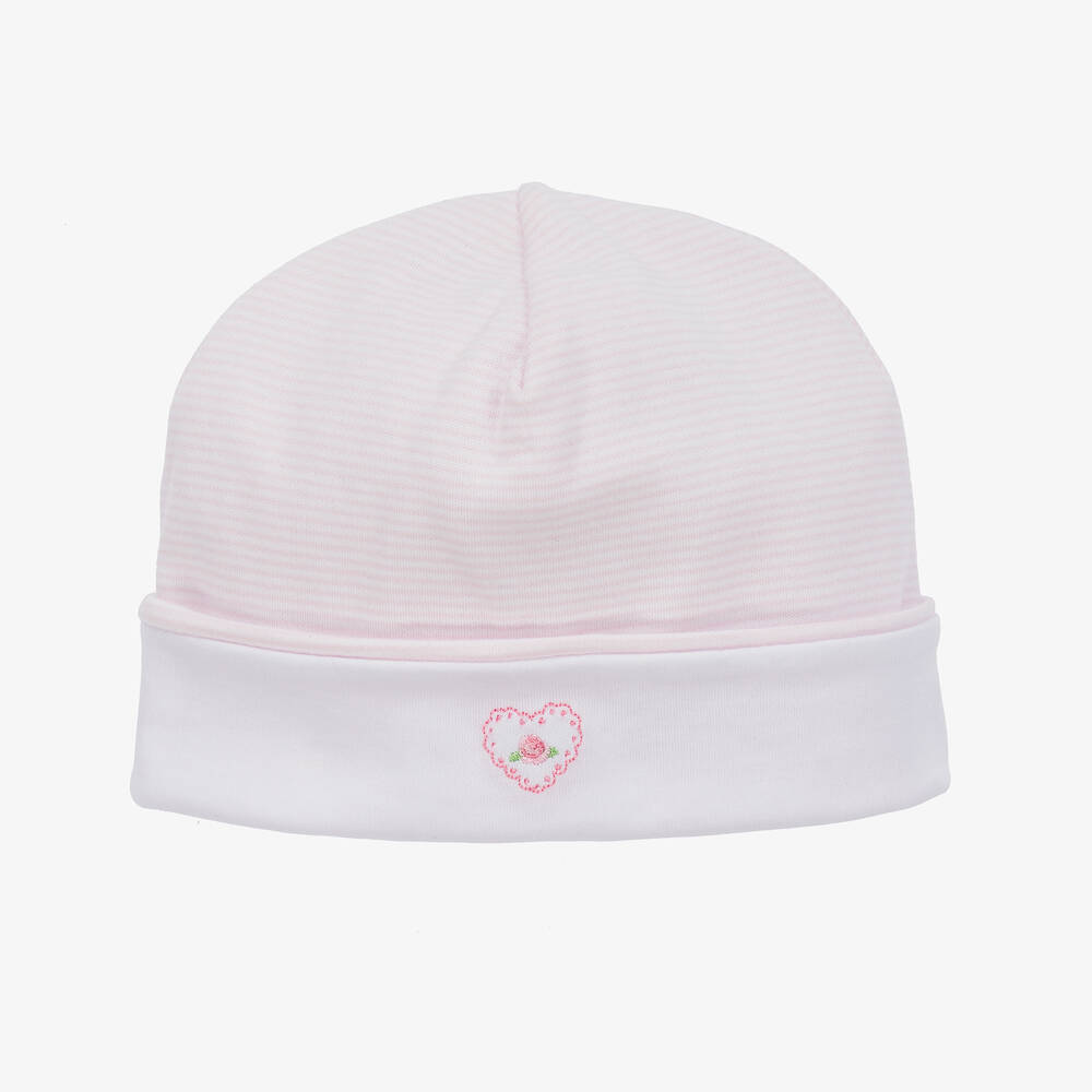 Kissy Kissy Baby Girls Pink Classic Treasures Pima Cotton Hat