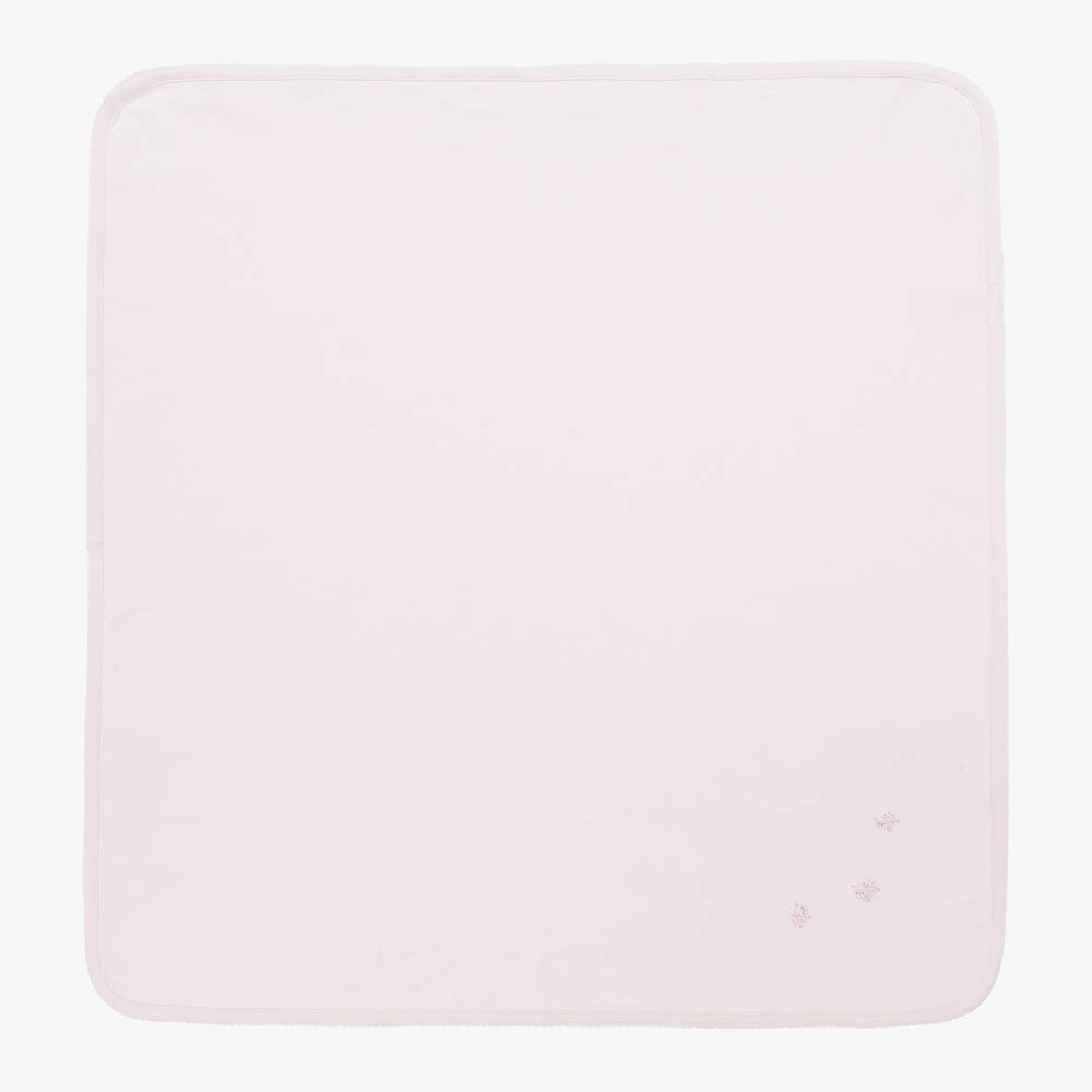 Kissy Kissy - Розовое хлопковое одеяло для малышек (73см) | Childrensalon