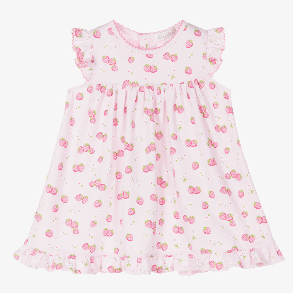 Kissy Kissy - Baby Girls Pink Strawberry Essence Dress | Childrensalon