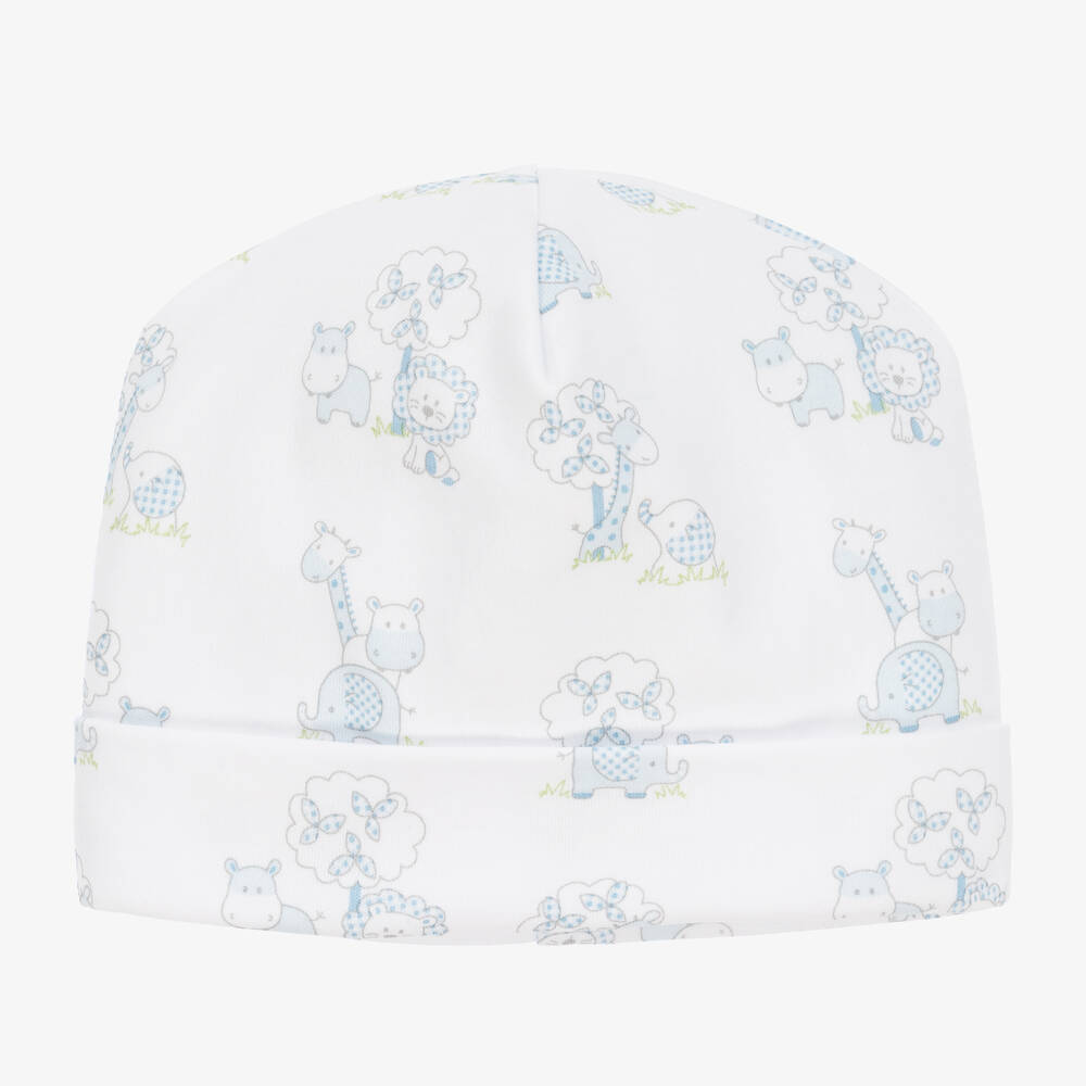 Kissy Kissy - قبعة قطن بيما لون أبيض للمواليد | Childrensalon