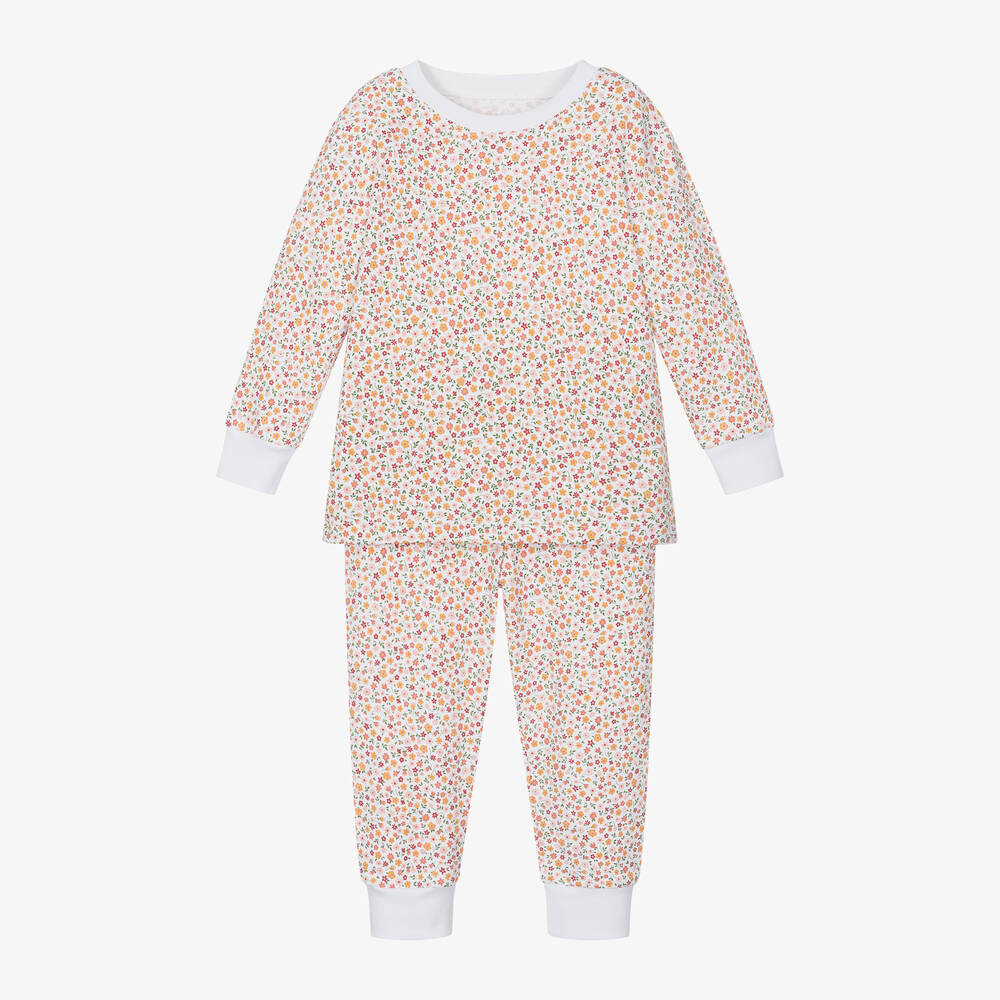 Kissy Kissy - Girls Pima Cotton Autumn Blossoms Pyjamas | Childrensalon