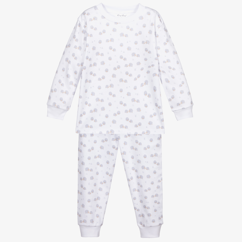 Kissy Kissy Babies' Haven Pima Cotton Pyjamas In White