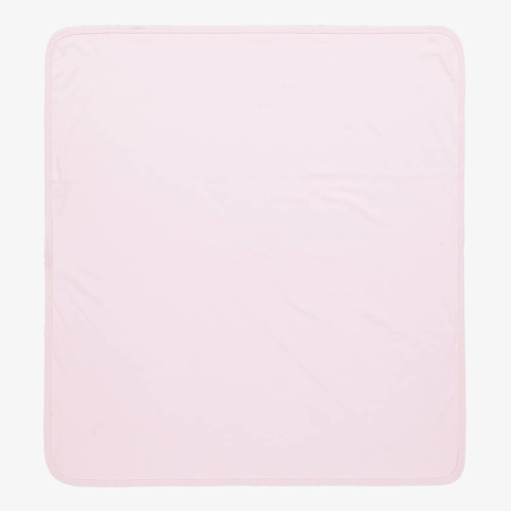 Kissy Kissy - Pink Cotton Blanket (74cm) | Childrensalon