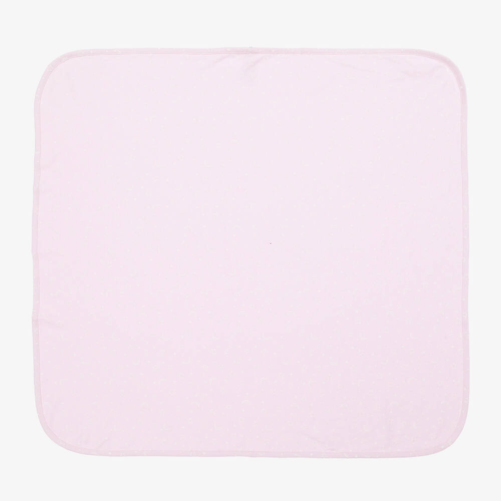 Kissy Kissy - Pink Pima Cotton Crescent Moonlight Blanket (73cm) | Childrensalon